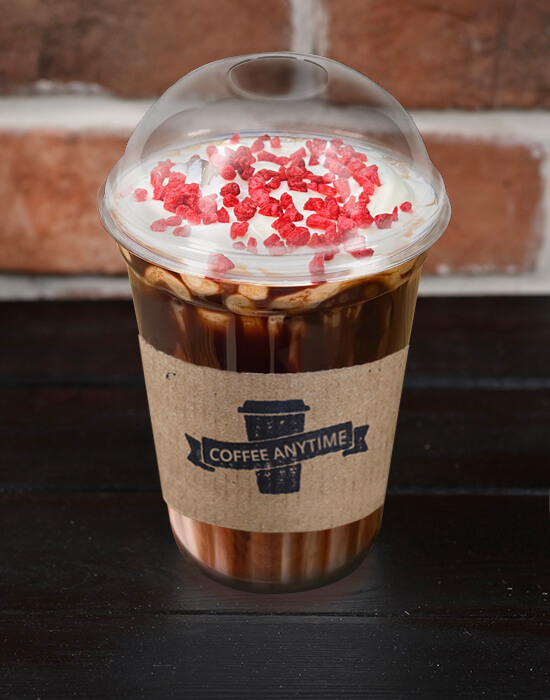 Coffee Anytime: Айс-мокко малиновый