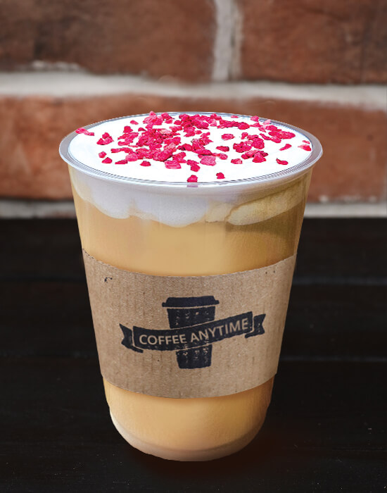 Coffee Anytime: Малиновый латте